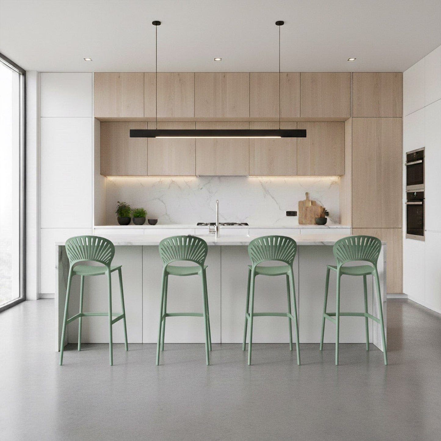 Silla Bar Paraiso105X49X48 Verde Olivo