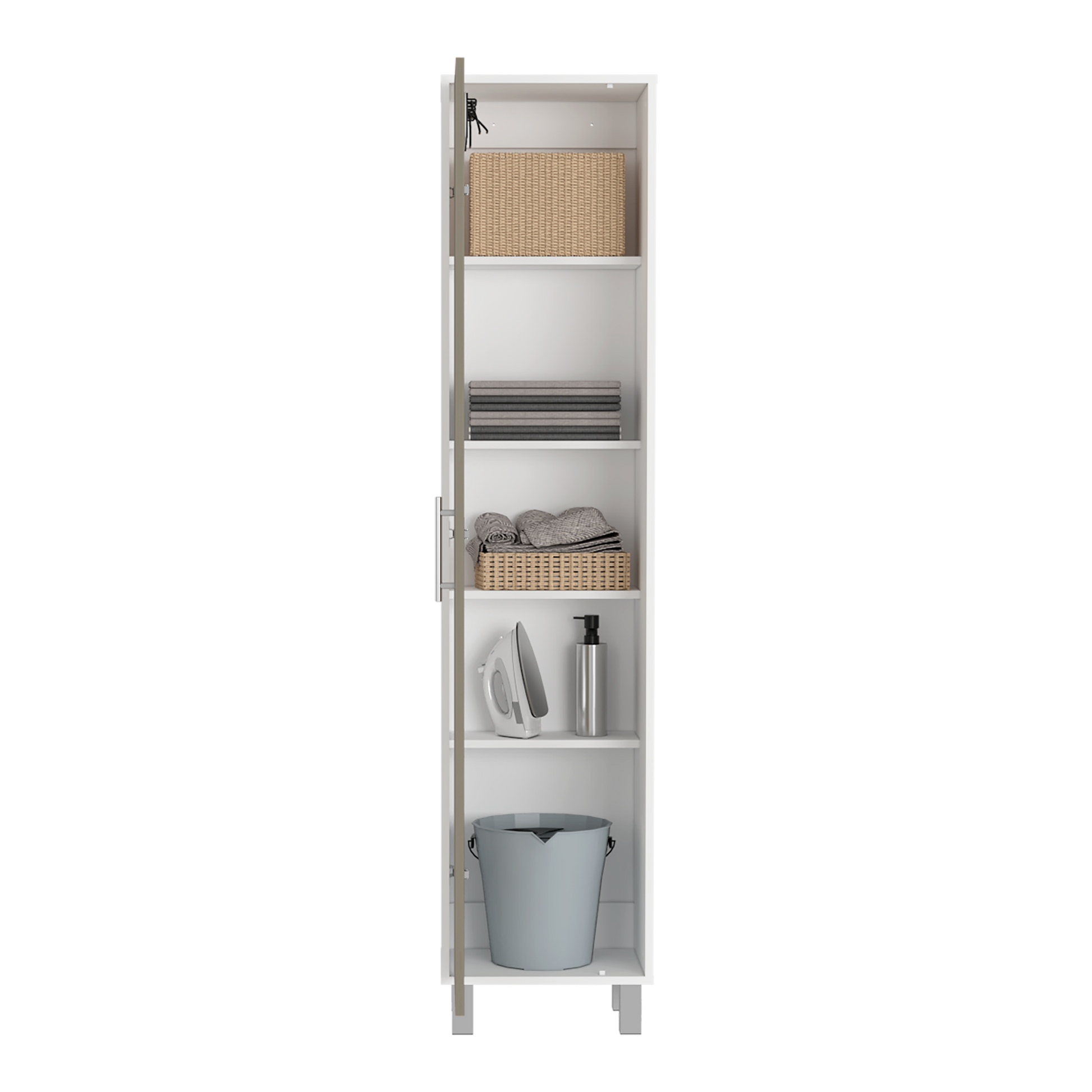 Mueble De Aseo Laska Rta Blanco + Nacar