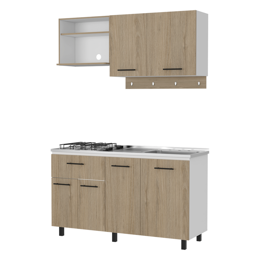 Cocina 150 Alani Rta Blanco-Rovere