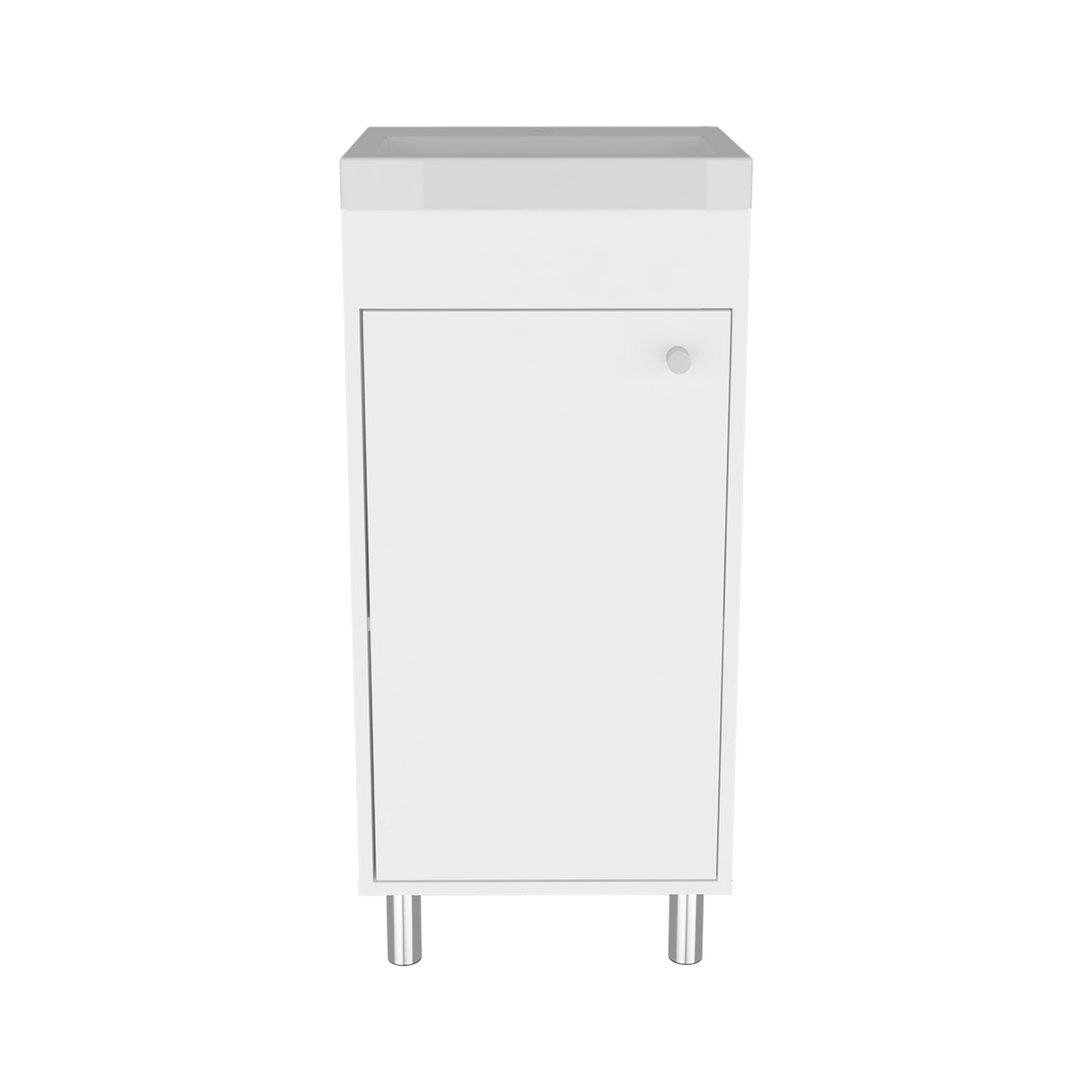 Mueble De Baño Rivera  84X40X32 Rta Blanco Mqz Zf N/A