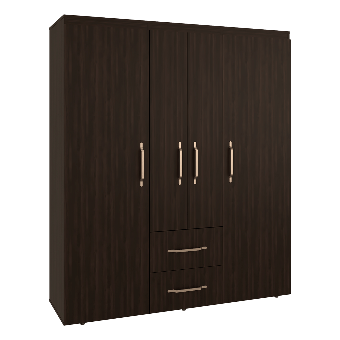 Closet Bariloche Eco 177X150X50 Rta Kronos Nogal Zf