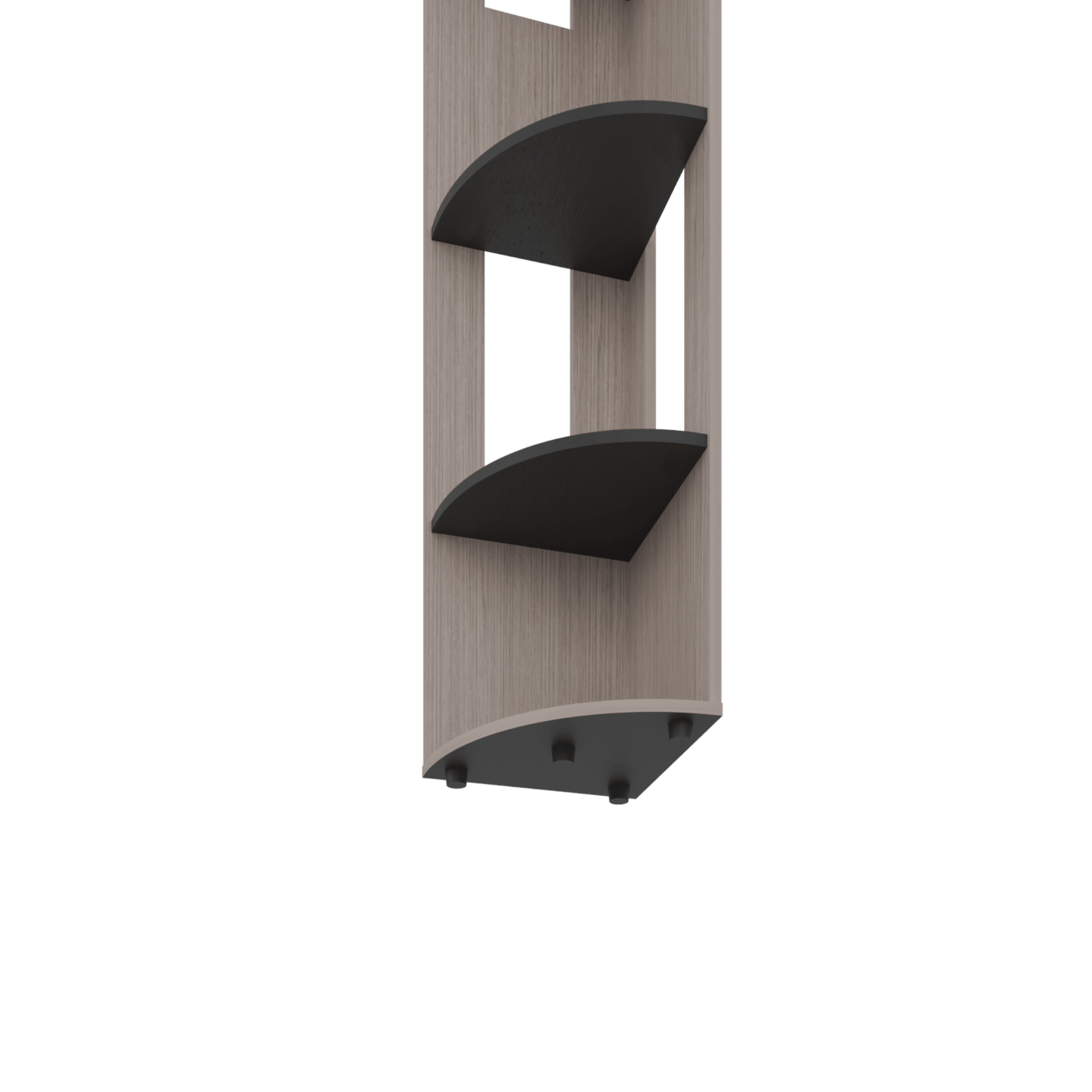 Estante Esquinero Home E-M7 180X30X30 Rta Positano Wengue Zf