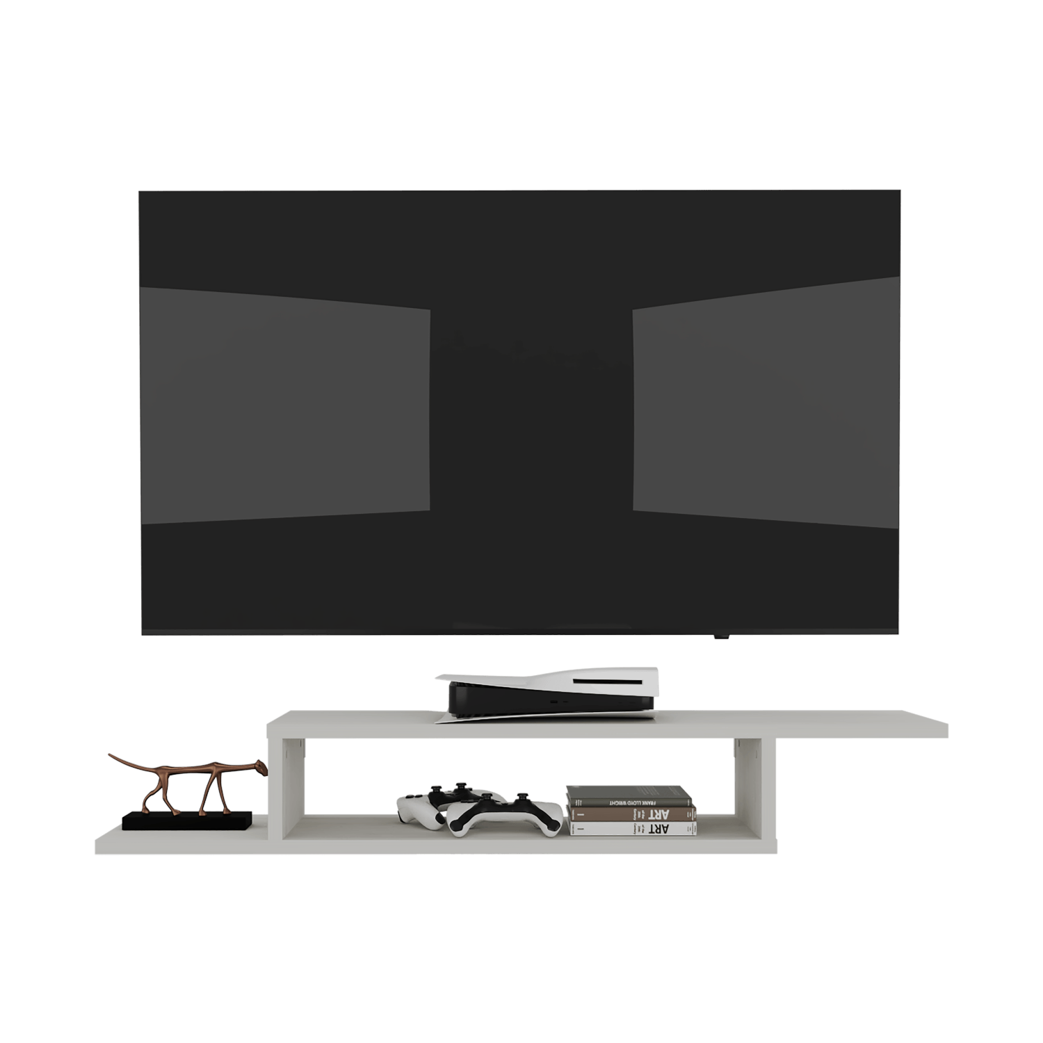 Rack Para Tv Flotante Dili 55" 22X170X29 Rta Niebla