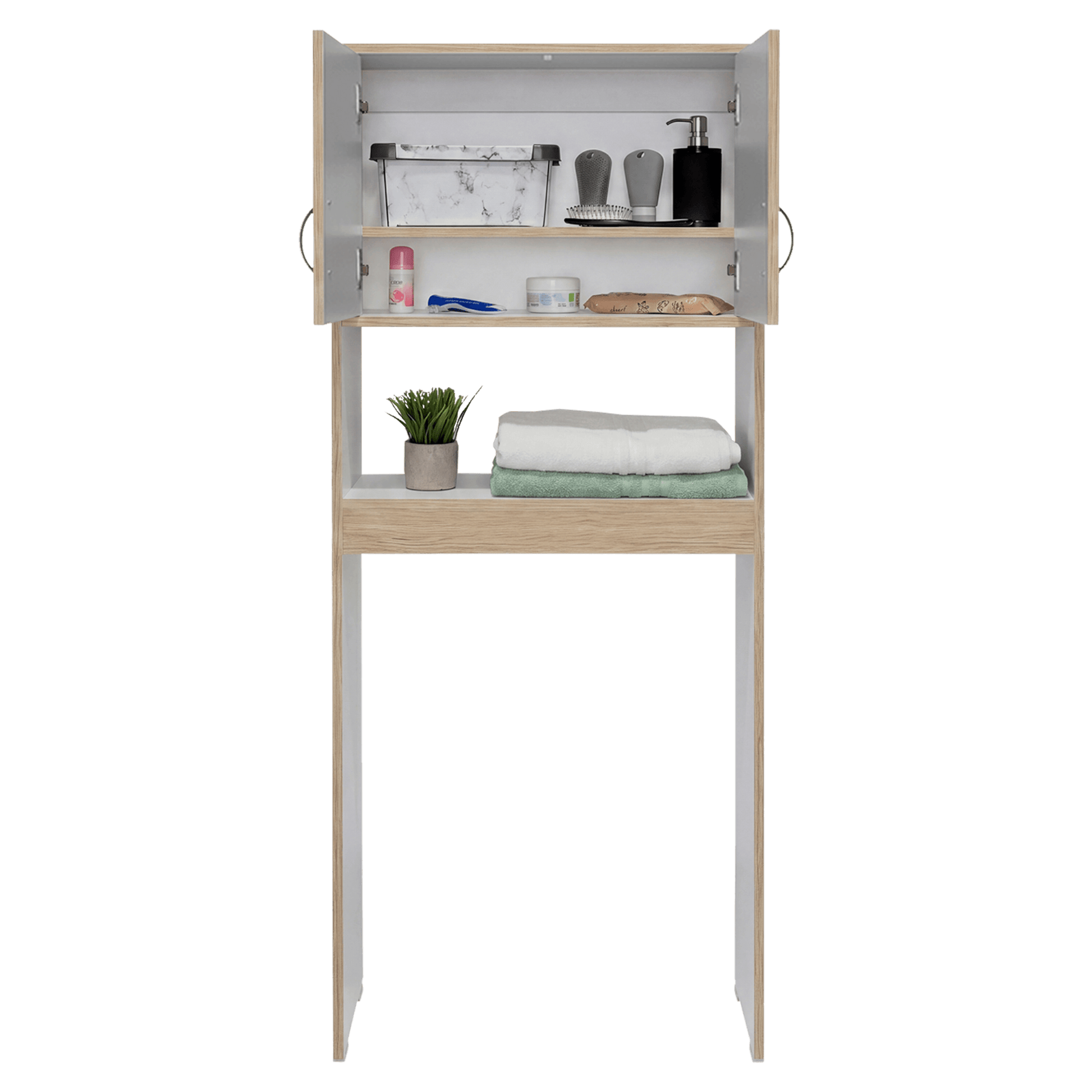 Mueble Ahorrador De Espacio Siena 160X63X25 Rta Cartagena Blanco