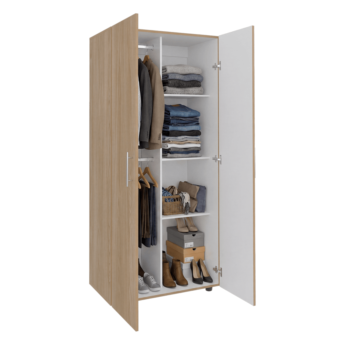 Closet Tera 2.0 180 X 80 X 48 Rta Fresno Blanco