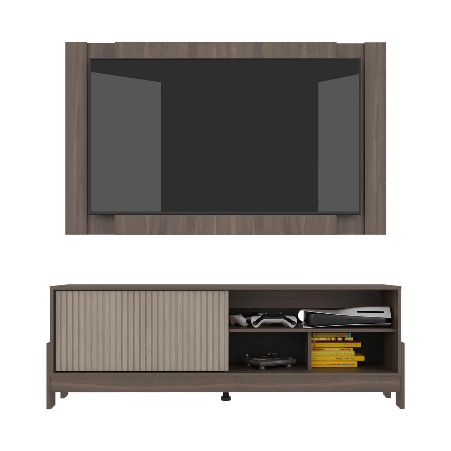 Mueble De Entretenimienro Obell 65 55X157X36 Rta Milan Roble Natural