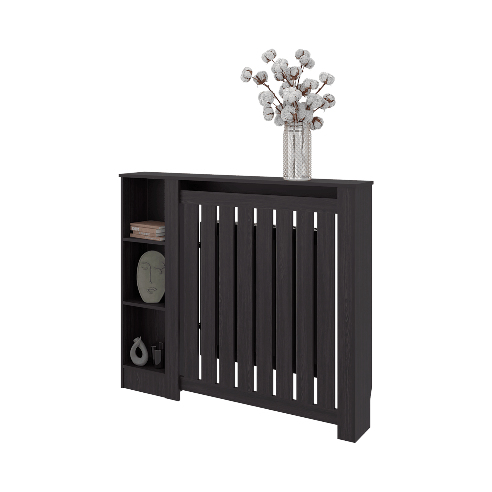 Mueble Auxiliar Radiador Joseph 105X122X20 Rta Wengue Zf