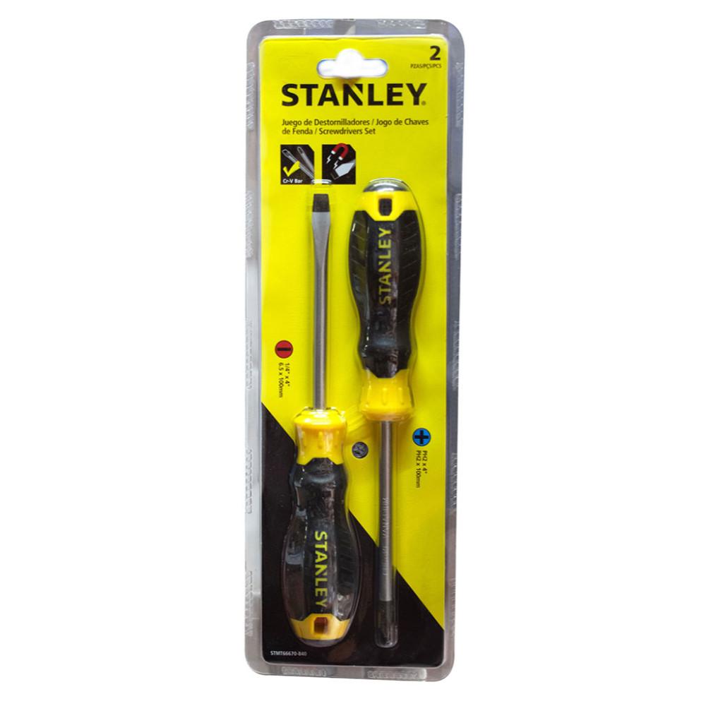 Destornillador Stanley X 214 X 4 Pala Y Estriajuego Stmt66670840 Reemplaza60020S