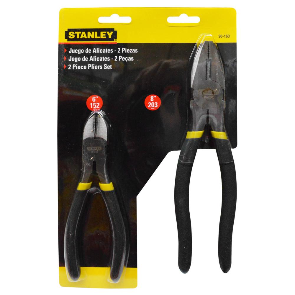 Kit Alicate 8 Y Cortafrio 6 Stanley 90163Lajuego X 2