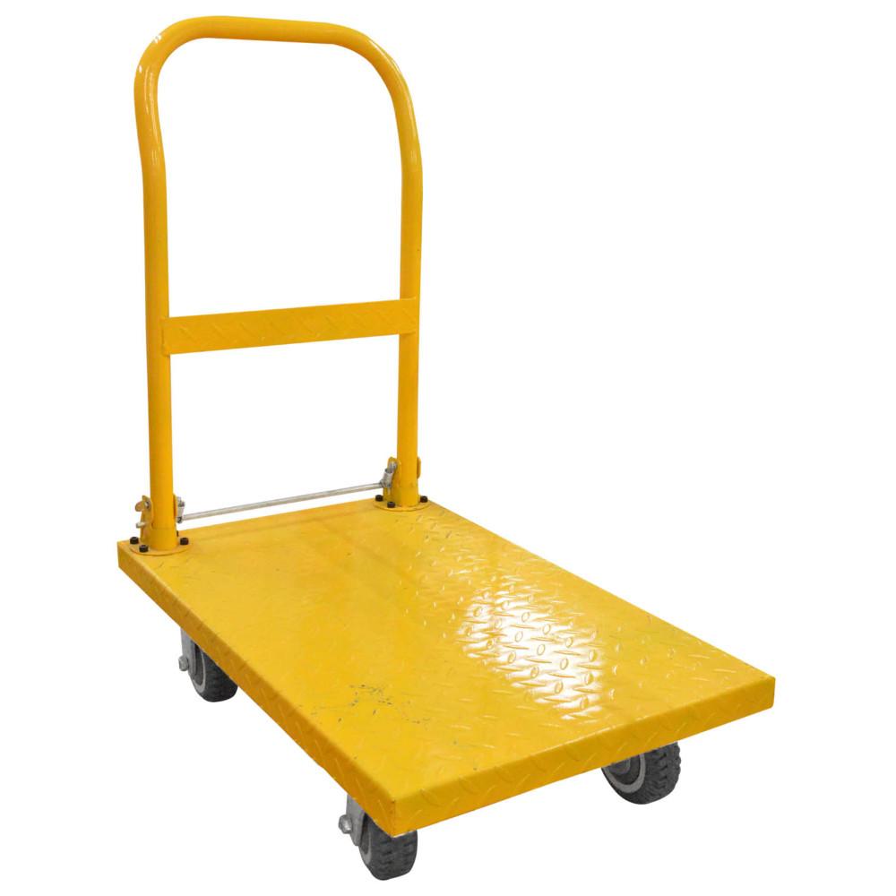 Carretilla Con Plataforma Metalica Capacidad 500 Klgs 4 Ruedas Ht50053