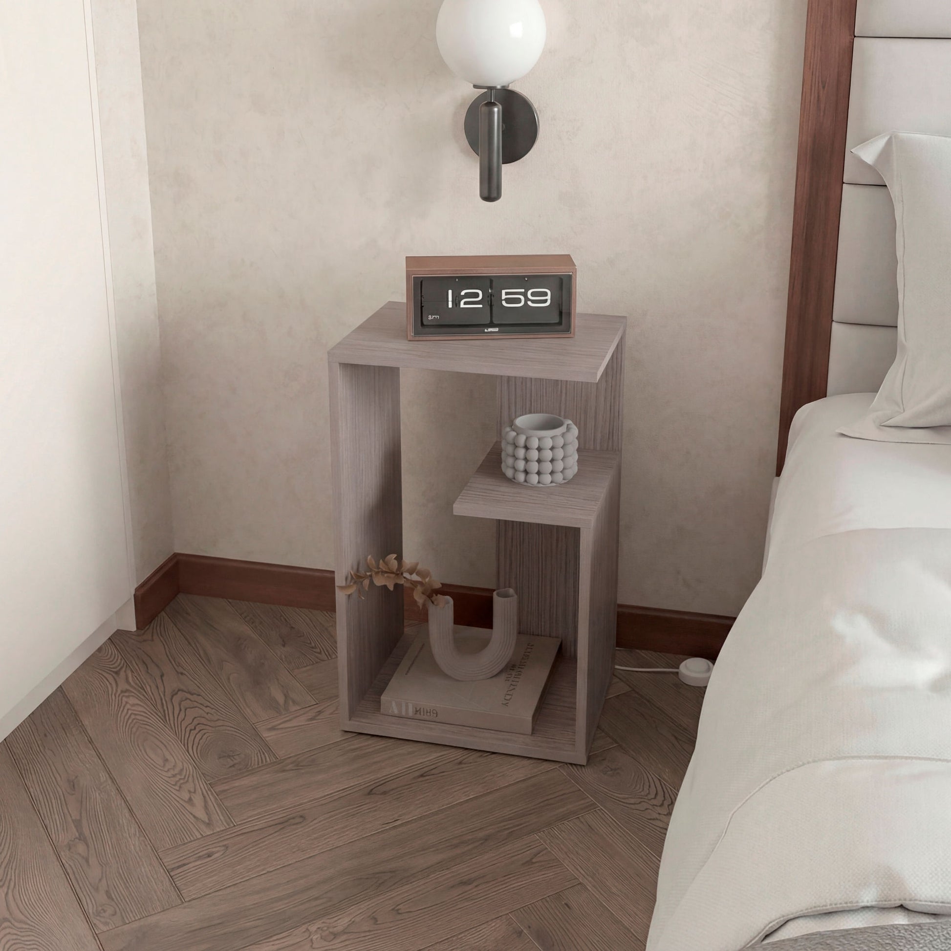 Mesa Auxiliar Everett 63X39X30 Rta Positano Zf