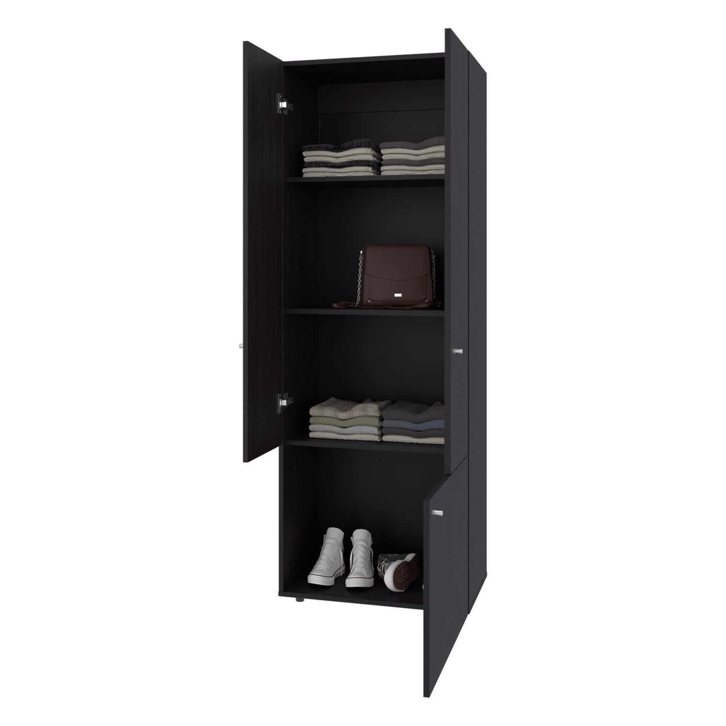 Closet 3 Puertas Tuhogar 170X60X40 Rta Wengue Zf
