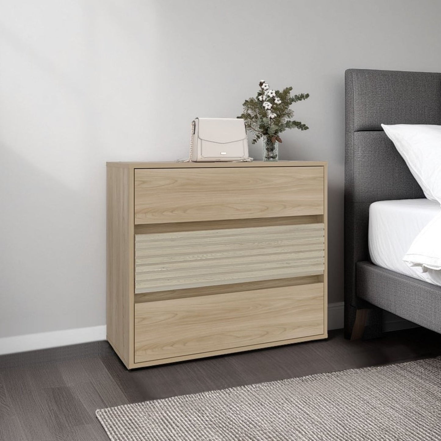 Cajonera Wanda 71X80X34 Rta Fresno Roble Natural
