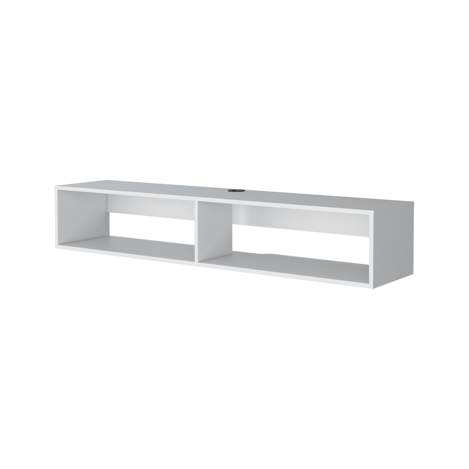 Rack Tv Flotante 26X150X32 Rta Blanco Zf