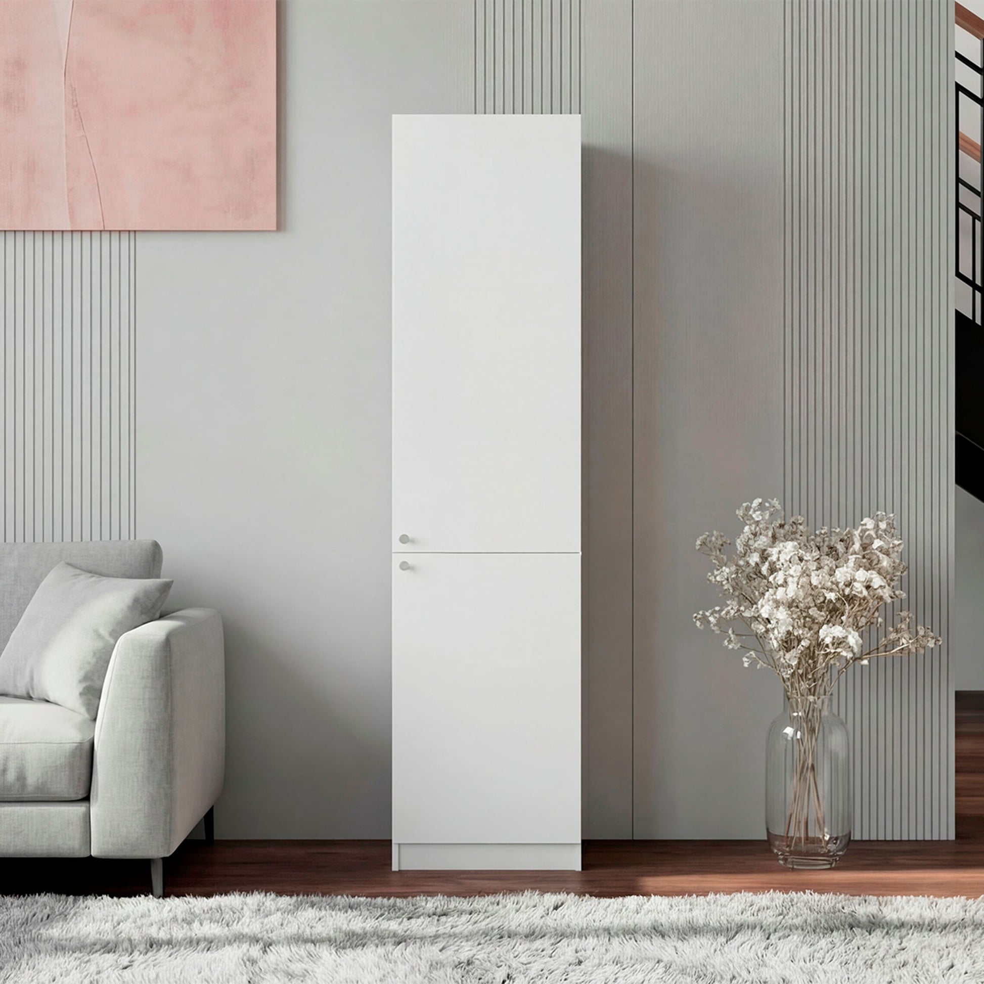Estante Home E-M5 180X45X31 Rta Kronos Blanco Zf