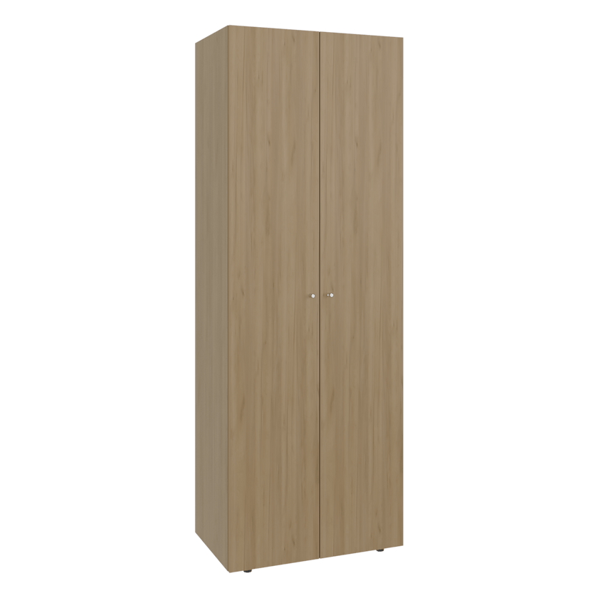Closet 2 Puertas E1 Tuhogar 170X60X40 Rta Fresno Blanco Zf