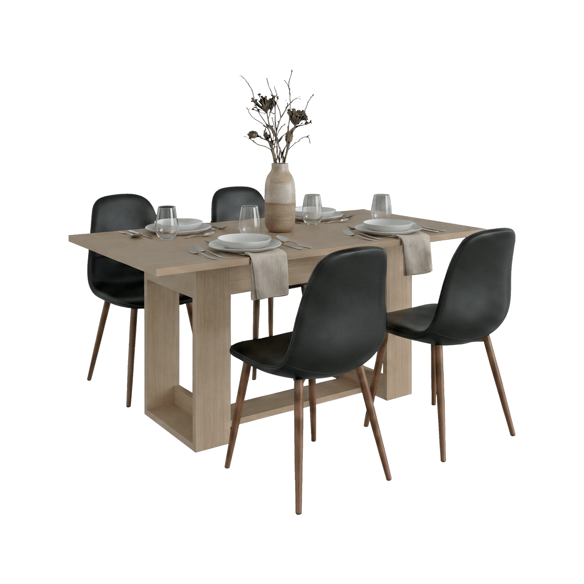 Mesa Comedor Volterra 74X160X85 Rta Cartagena