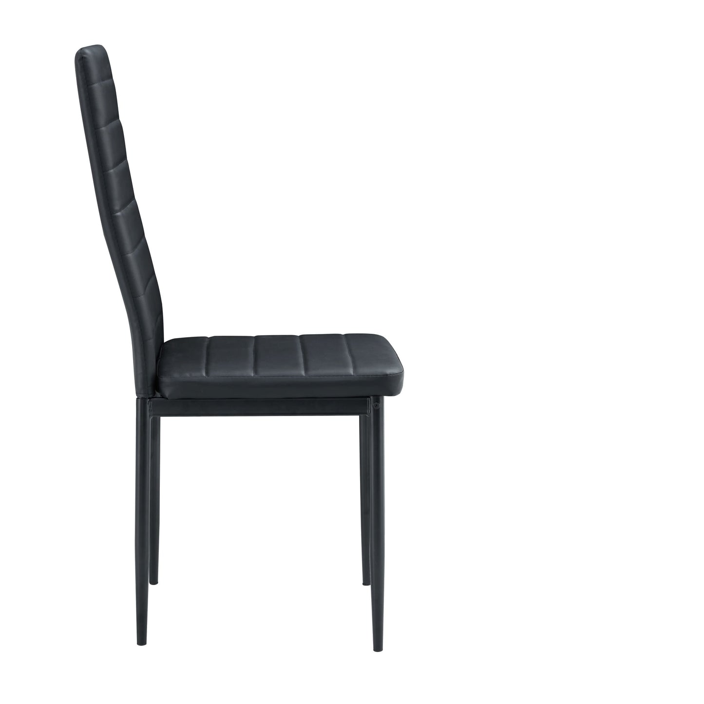 Set X2 Silla Comedor Maxi - Bm-Dc026 94X50X42 Rta Negro