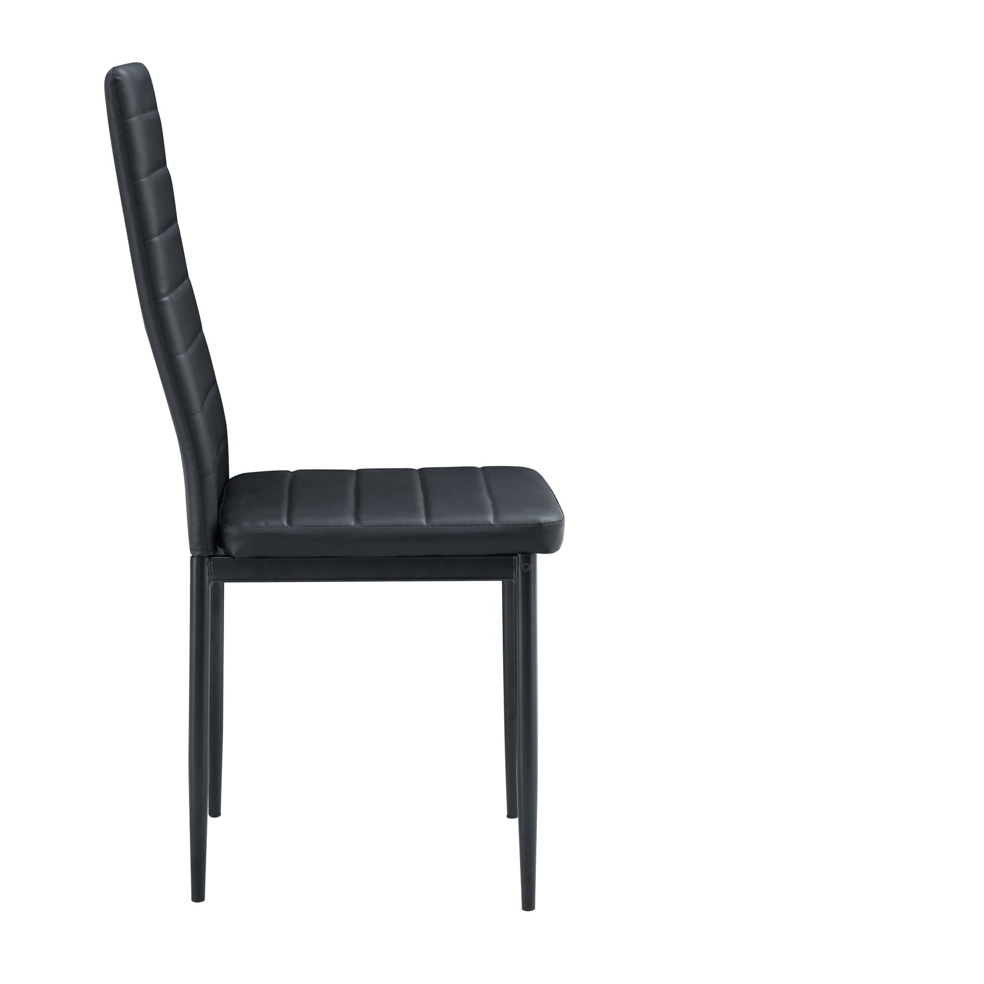 Set X2 Silla Comedor Maxi - Bm-Dc026 94X50X42 Rta Negro