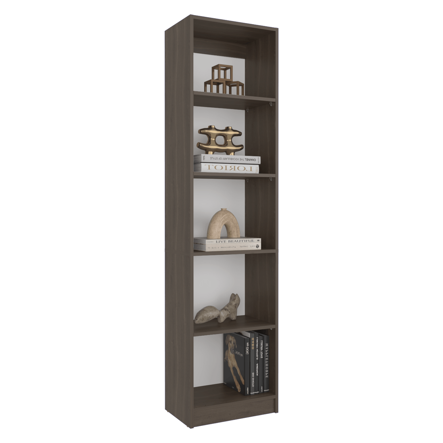 Estante Home E2 5 Espacios 180 X 45 Rta Milan Blanco