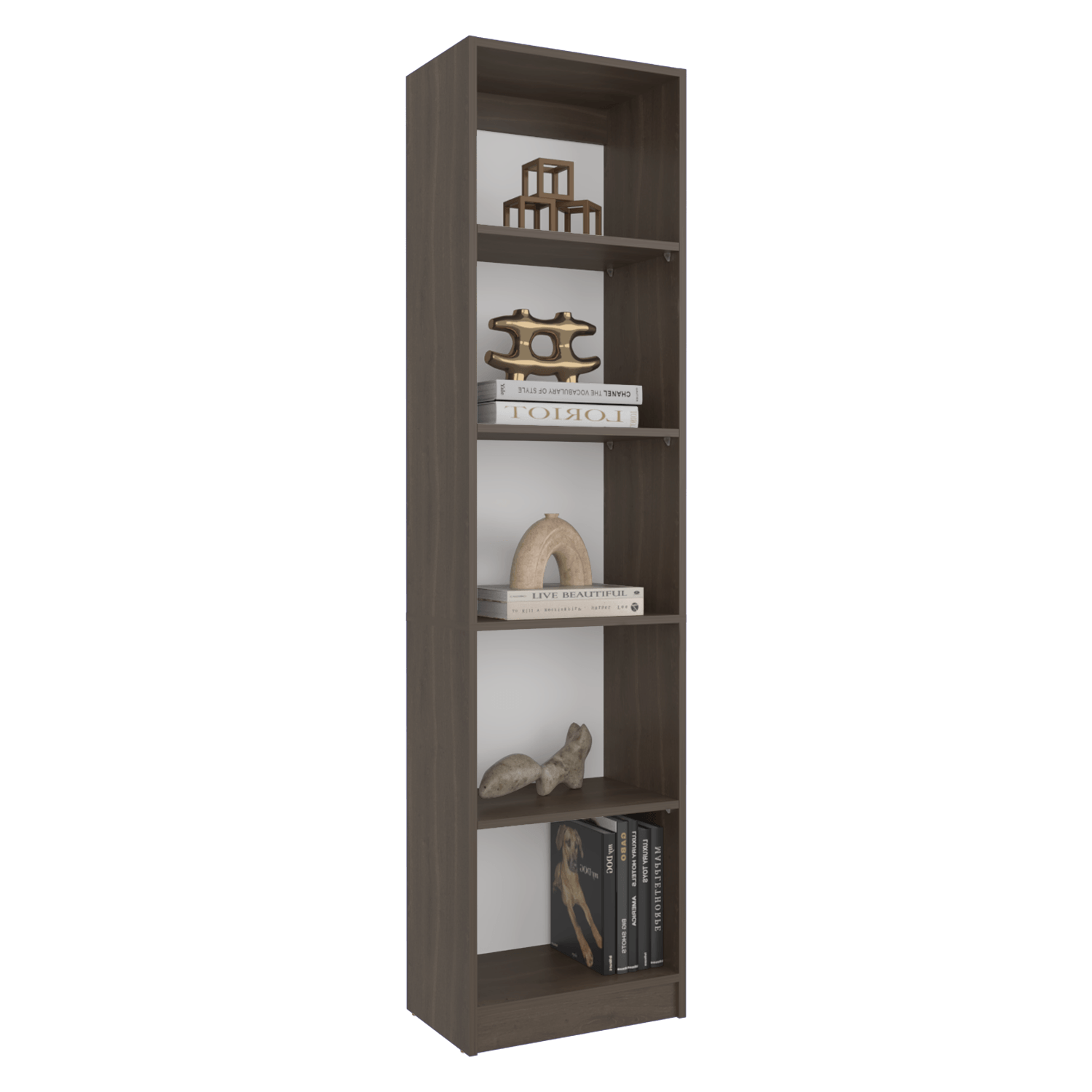 Estante Home E2 5 Espacios 180 X 45 Rta Milan Blanco
