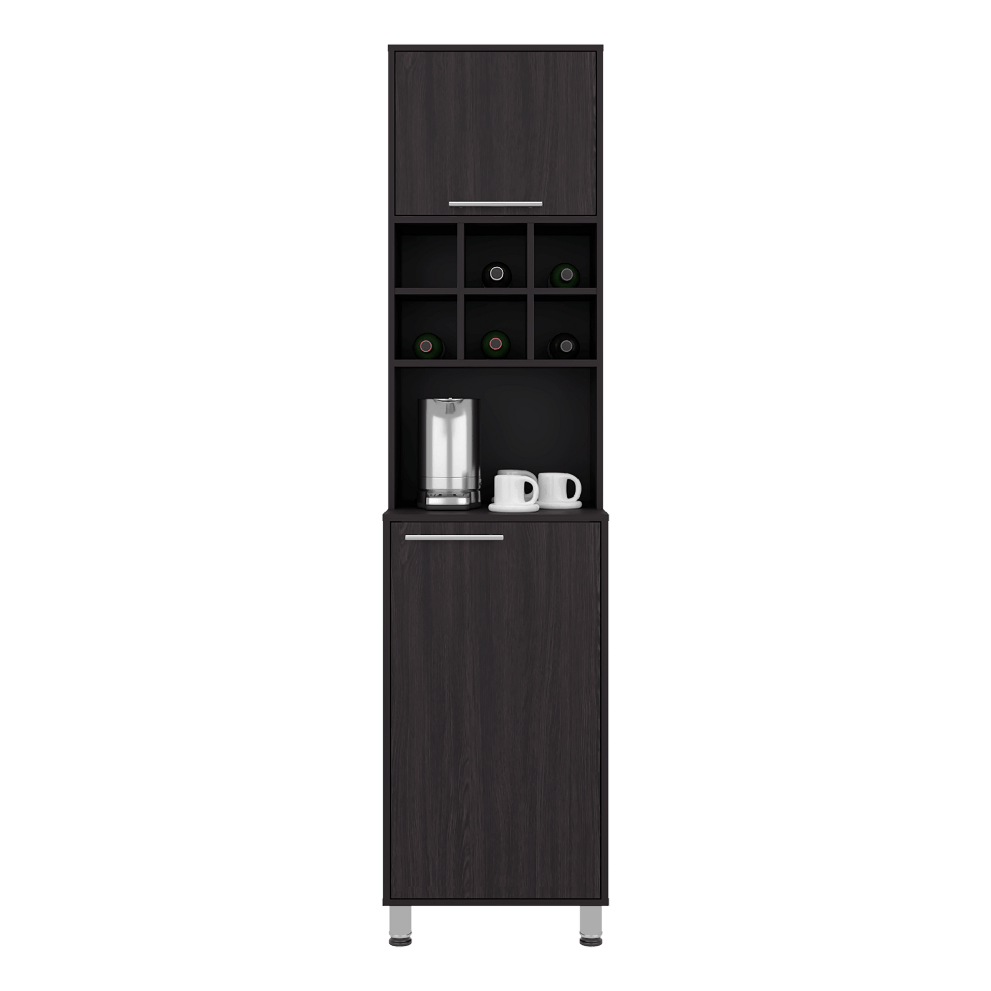 Alacena Attica 204X50X49 Rta Wengue Zf