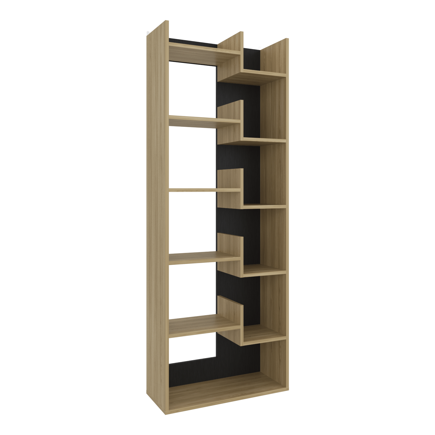 Biblioteca Clover 162X60X25 Rta Fresno Wengue
