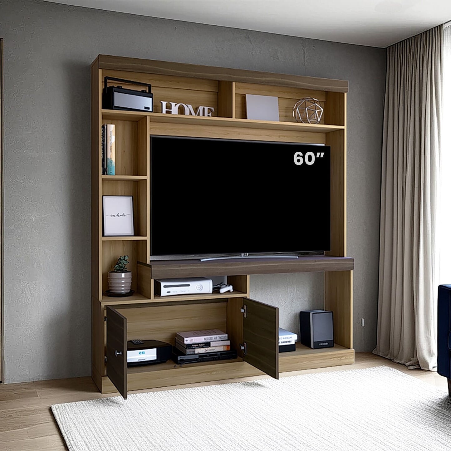 Centro De Entretenimiento Dante Tv 55'' 180X180X30 Rta Fresno Milan