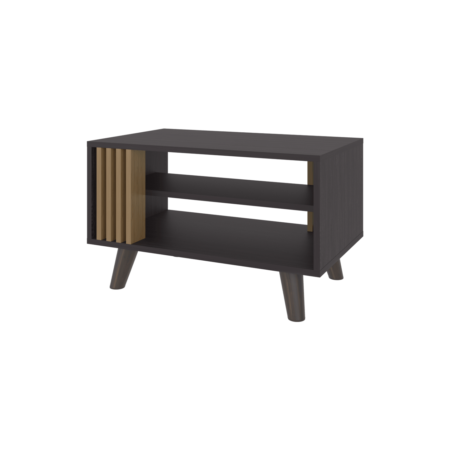 Mesa De Centro Shawnee 40X66X40 Rta Wengue Fresno Zf