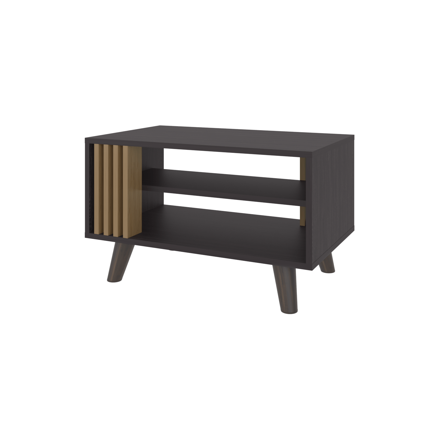 Mesa De Centro Shawnee 40X66X40 Rta Wengue Fresno Zf