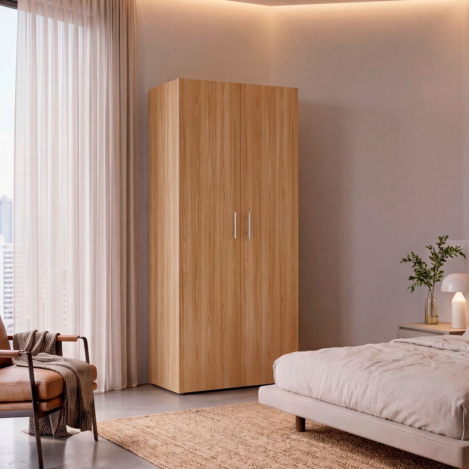 Closet Tera 2.0 180 X 80 X 48 Rta Fresno Blanco