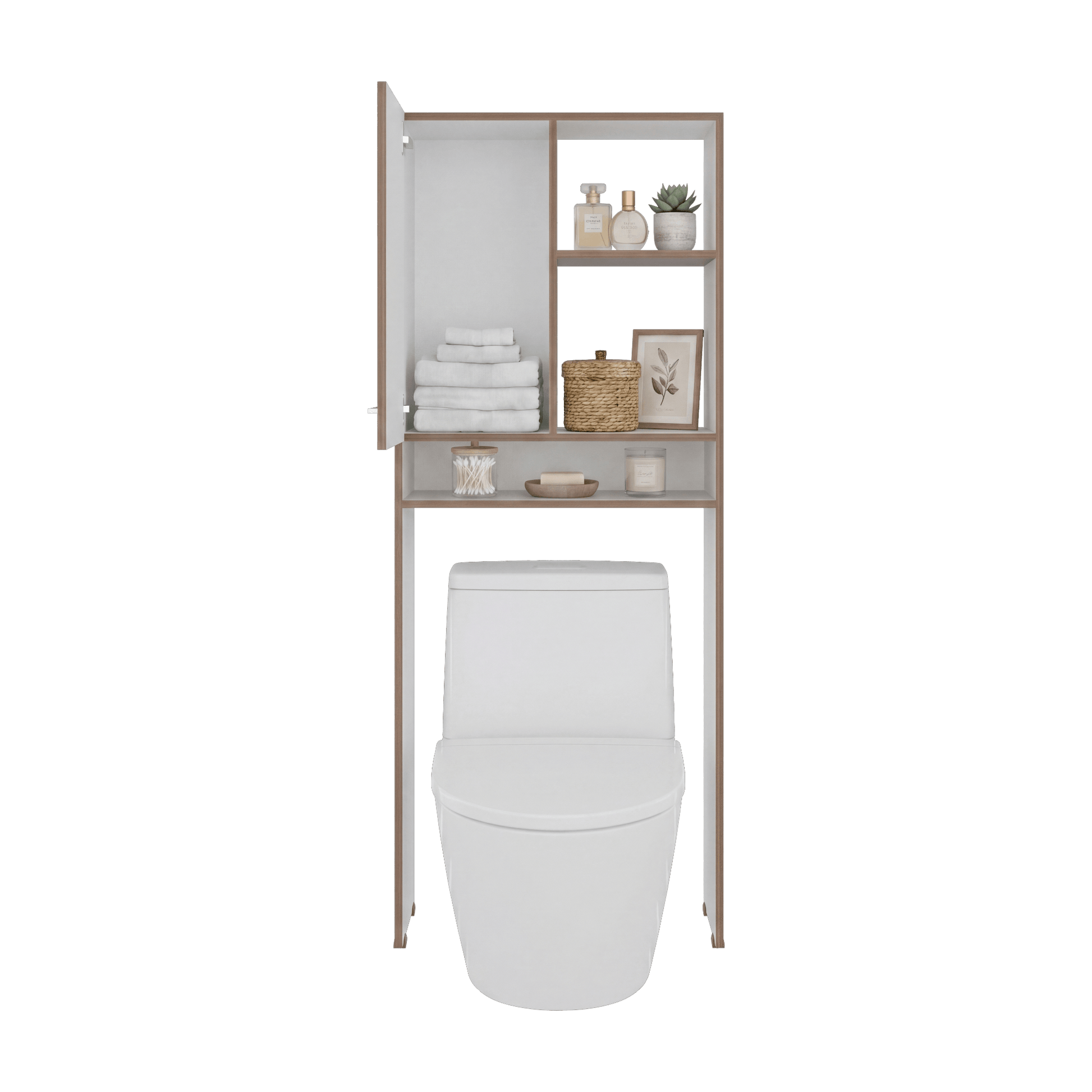 Optimizador De Baño Bath 160X63X26 Rta Avellana Blanco