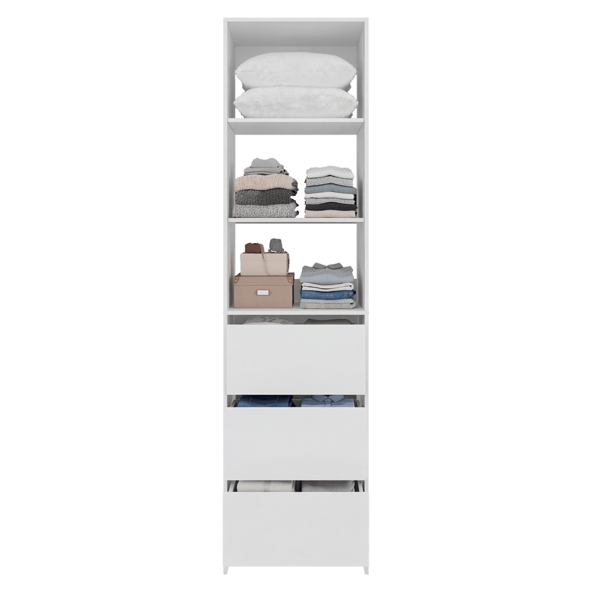 Closet Independiente 40 213X55X48 Rta Blanco Zf