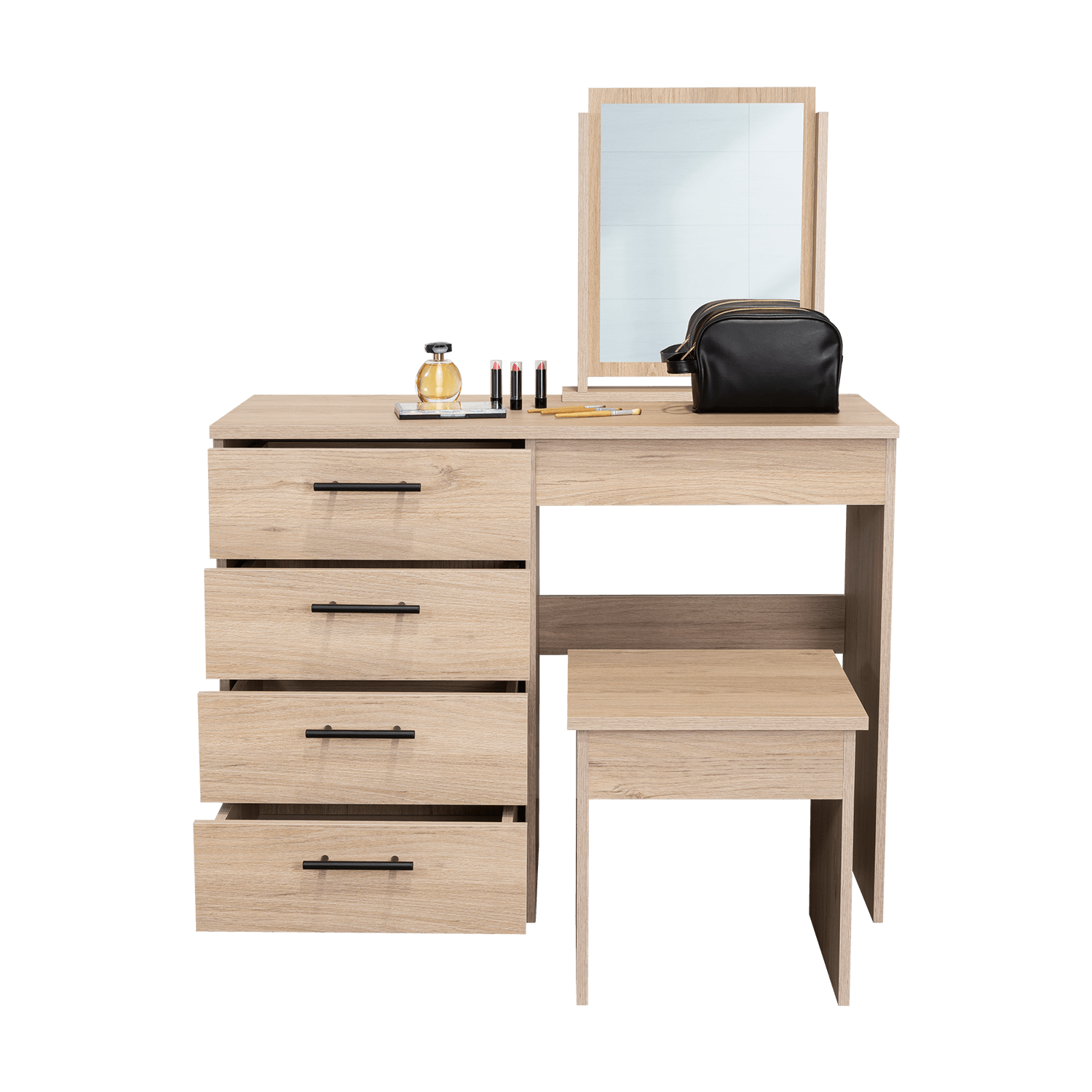 Mueble Tocador Kaia Rta Rovere + Blanco