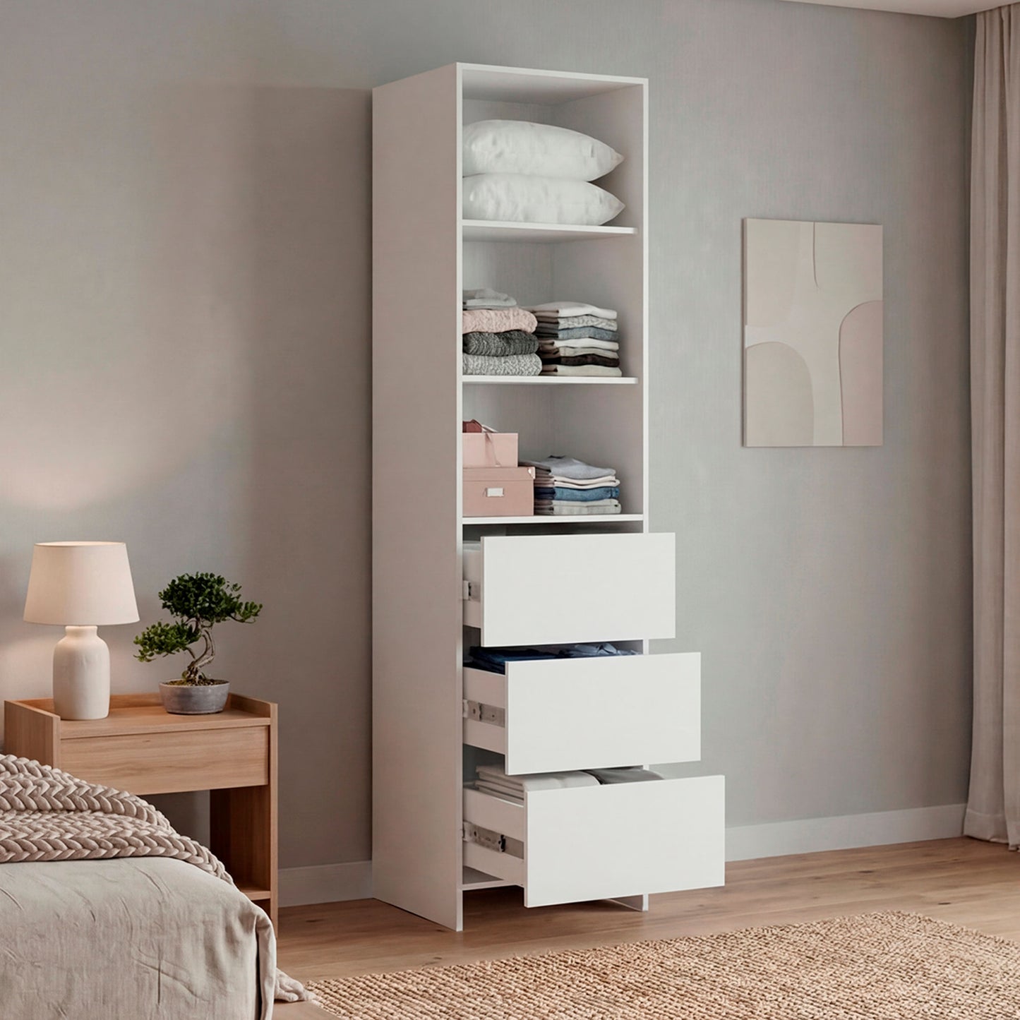 Closet Independiente 40 213X55X48 Rta Blanco Zf