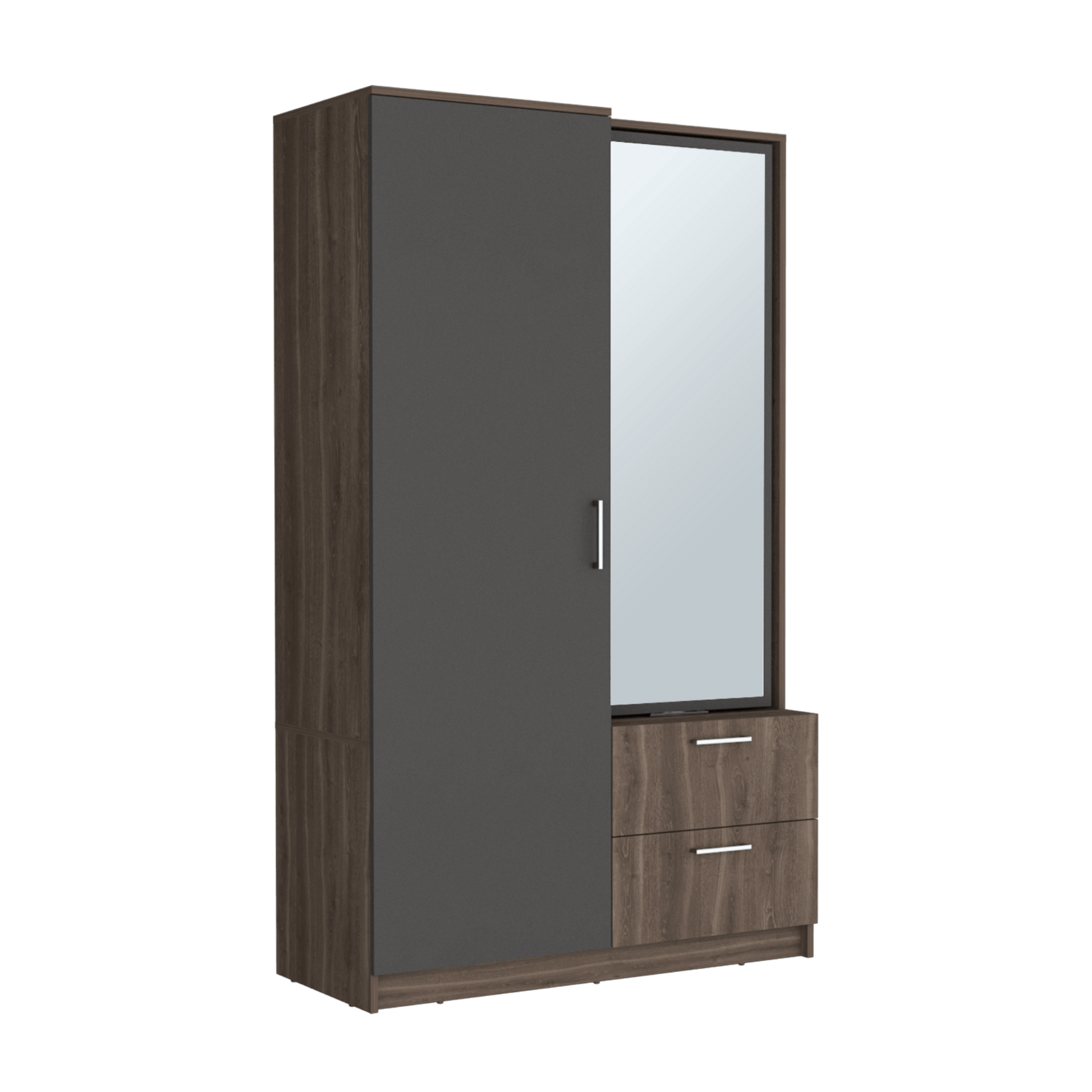 Closet Seville 180X106X46 Rta Milán Plomo