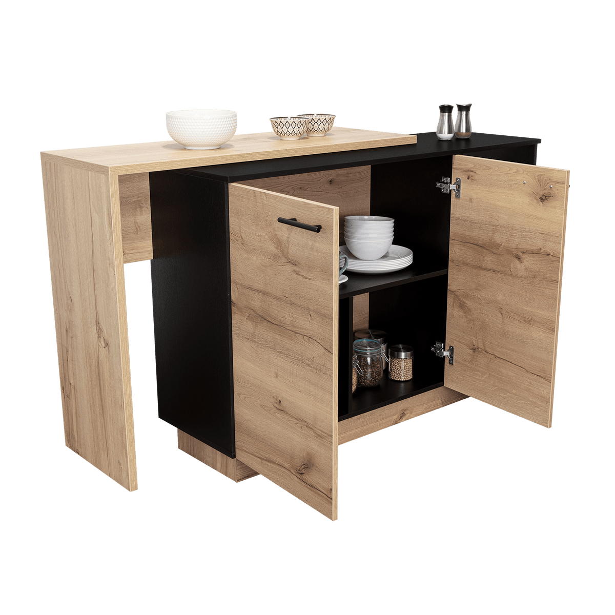 Isla De Cocina Sicilia 90X150 Rta Wengue Duna N/A