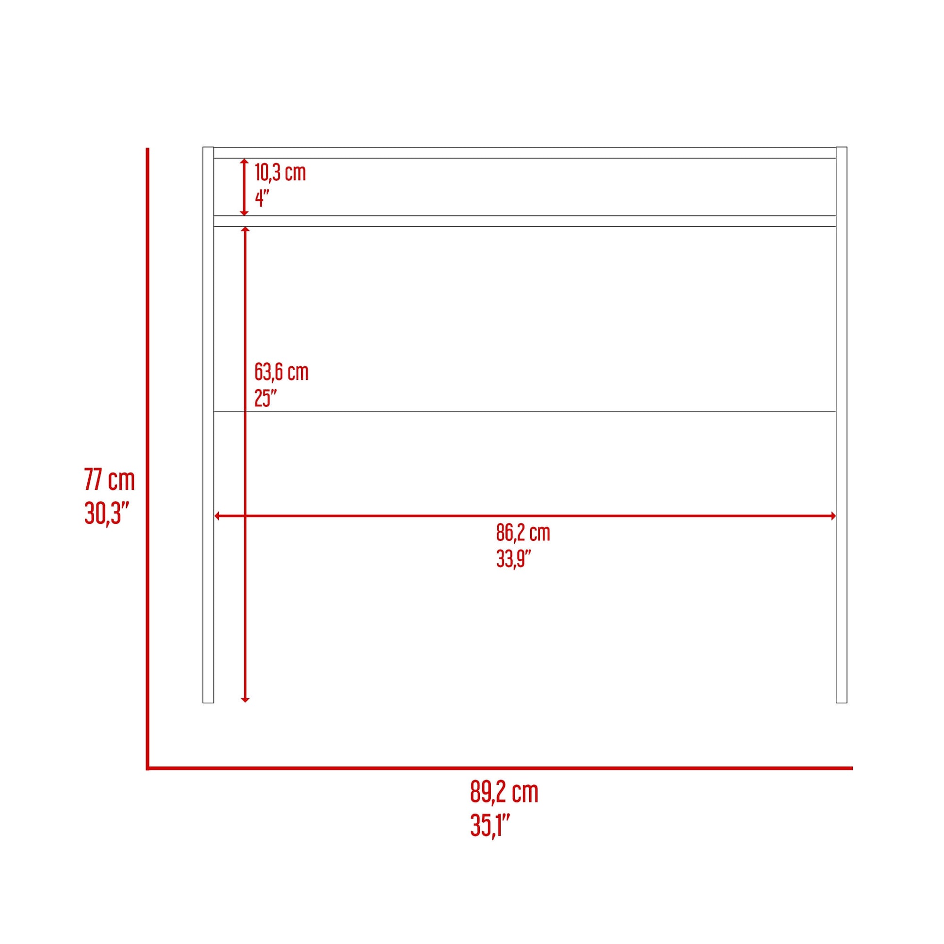 Escritorio Stella 77X89X42 Rta Fresno Wengue