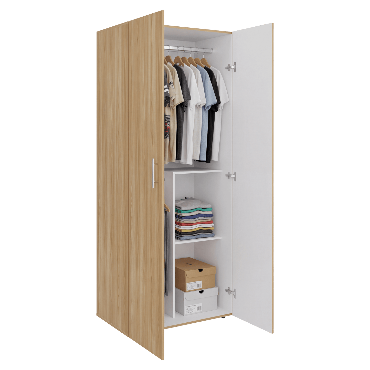 Closet Tera 2.0 180 X 80 X 48 Rta Fresno Blanco