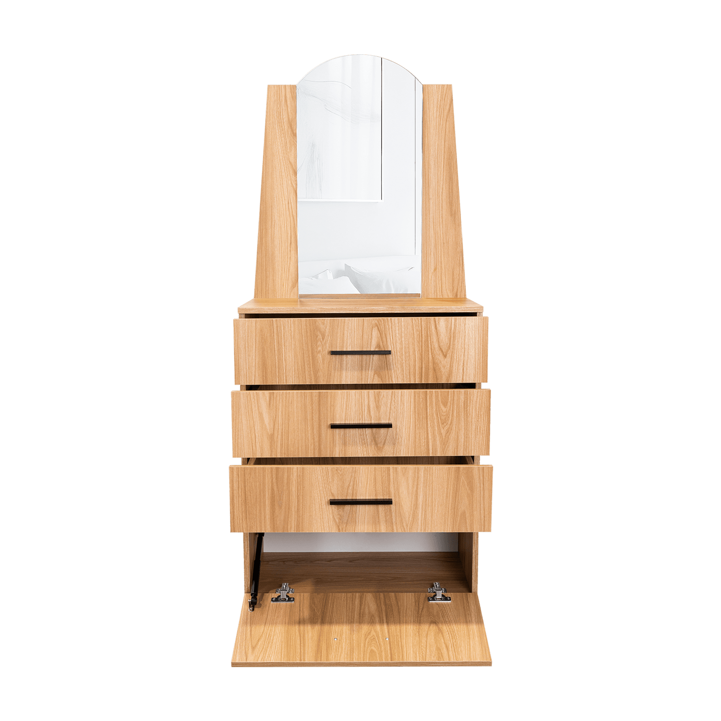 Comoda Praga 3 Cajones 1P 151X63X35 Rta Fresno Europeo