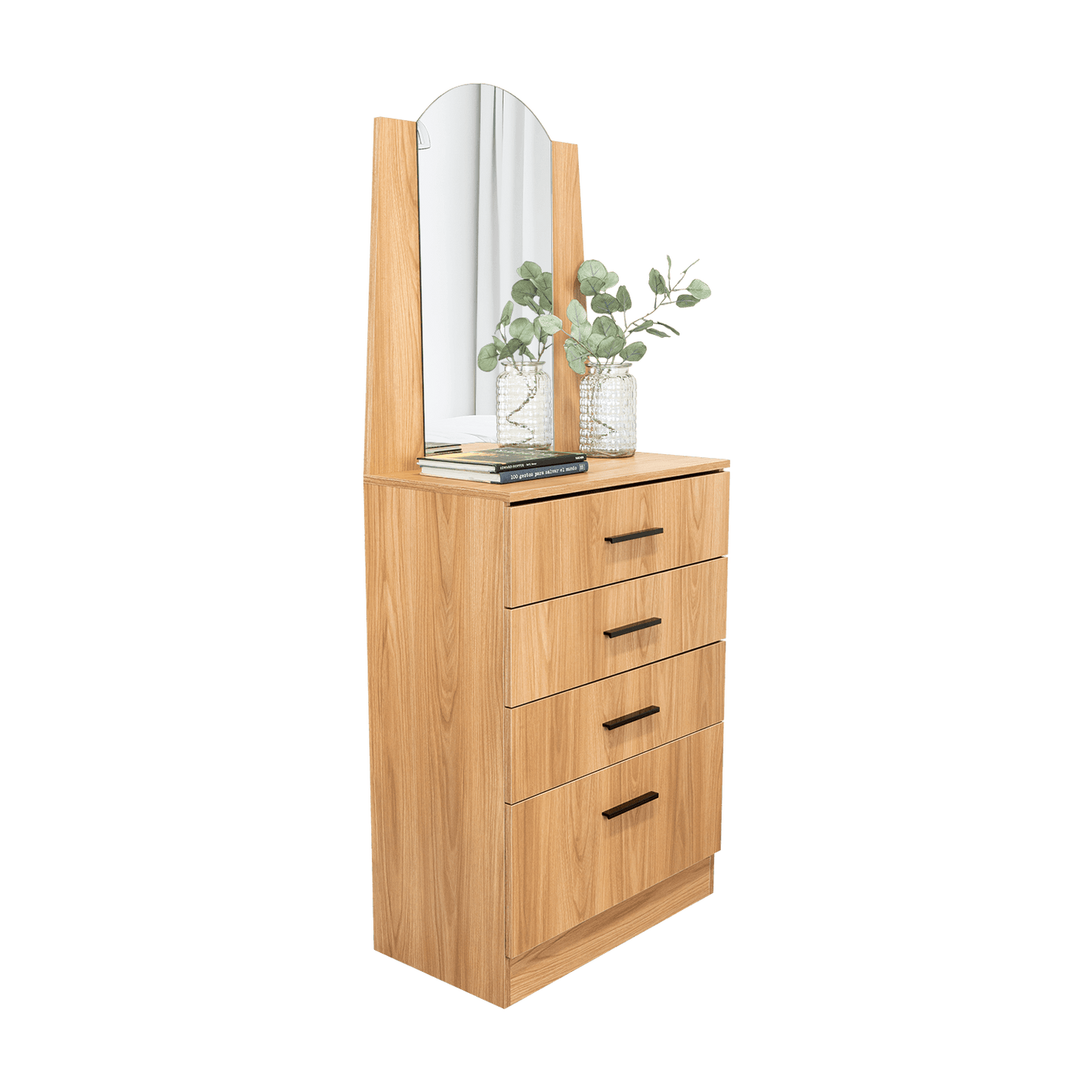 Comoda Praga 3 Cajones 1P 151X63X35 Rta Fresno Europeo