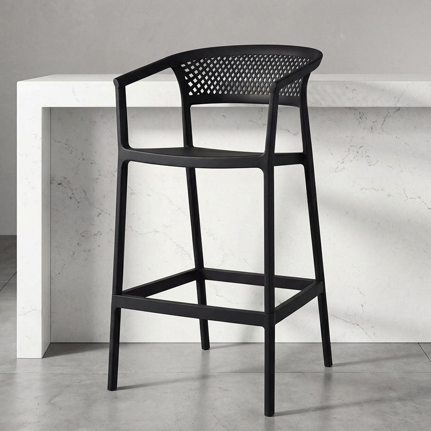 Silla Bar Salvador 105X57X56 Rta Negro