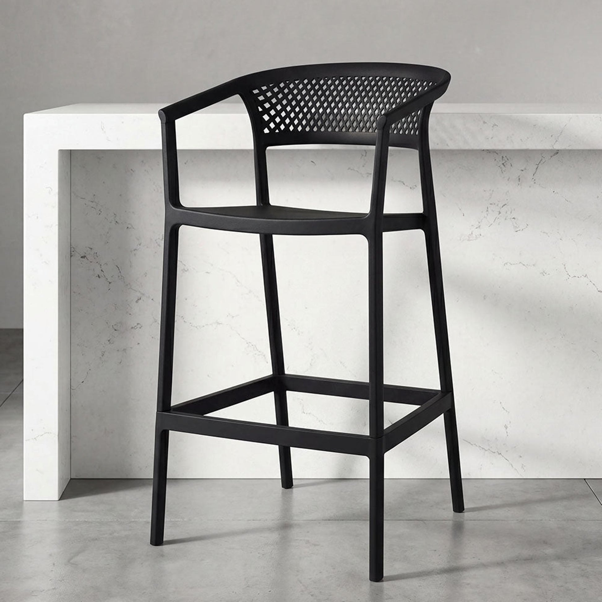 Silla Bar Salvador 105X57X56 Rta Negro