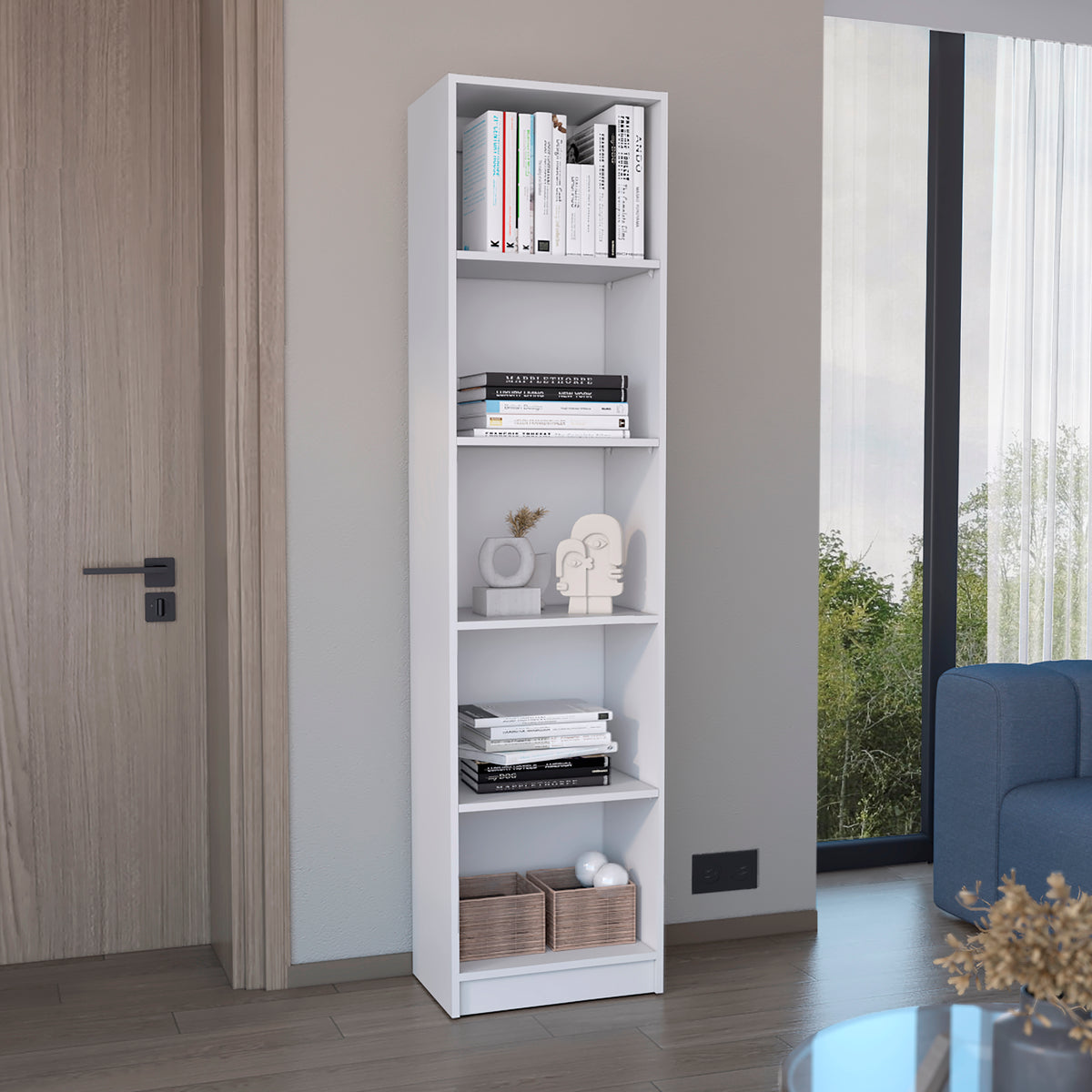 Estante Home E2 5 Espacios 180 X 45 Rta Blanco N/A