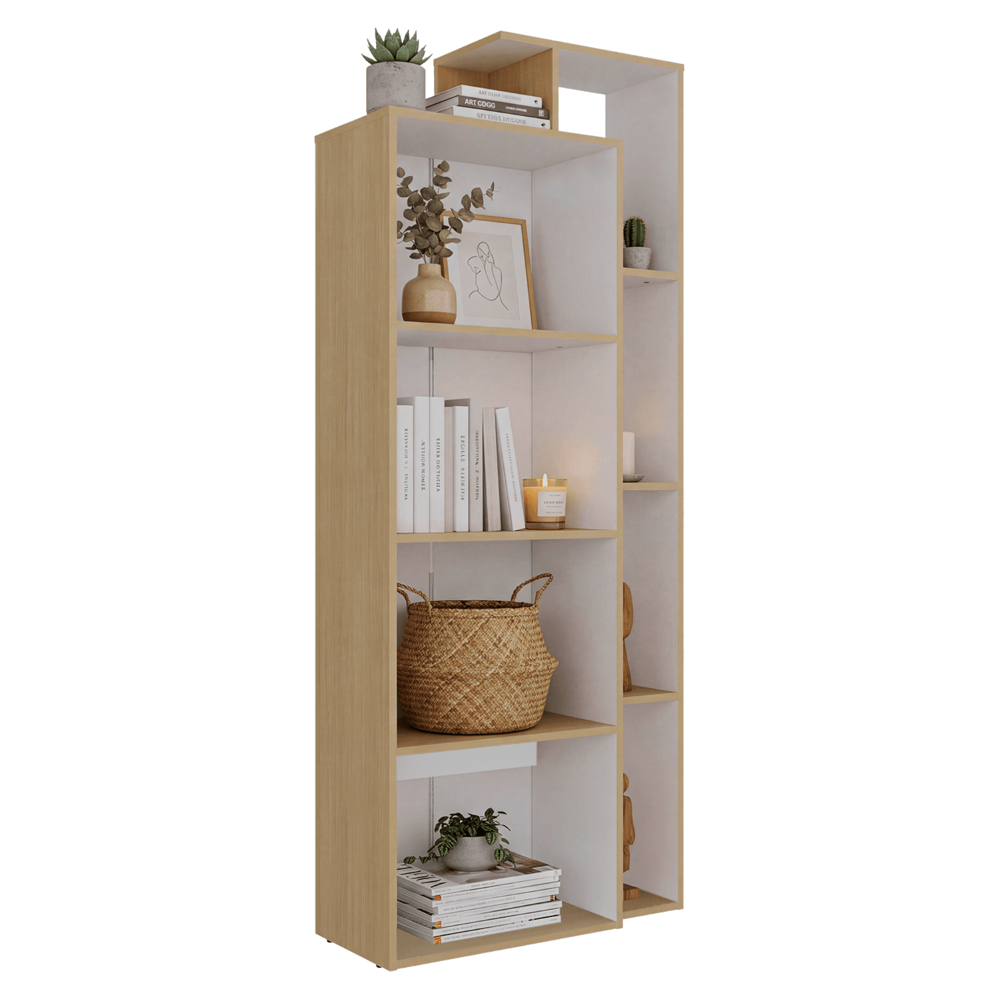 Biblioteca Sully 173X71X30 Rta Cartagena Blanco