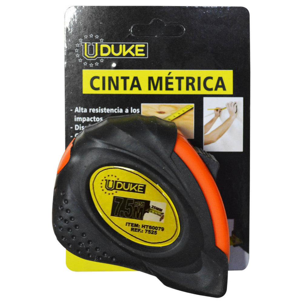 Metro 75 Mts Hoja 25Mm Caucho Uduke Ht60079