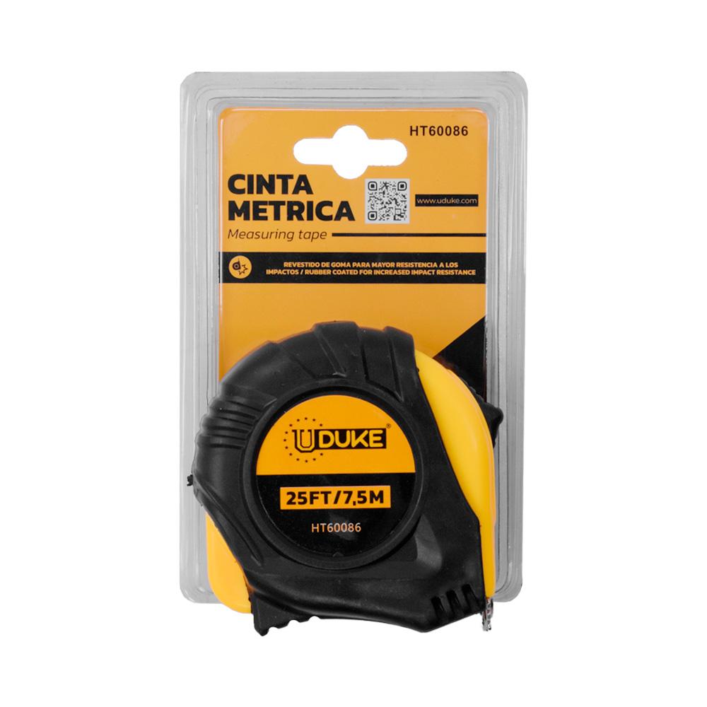 Metro 75 Mts Hoja 25Mm Caucho En Blister Uduke Ht60086