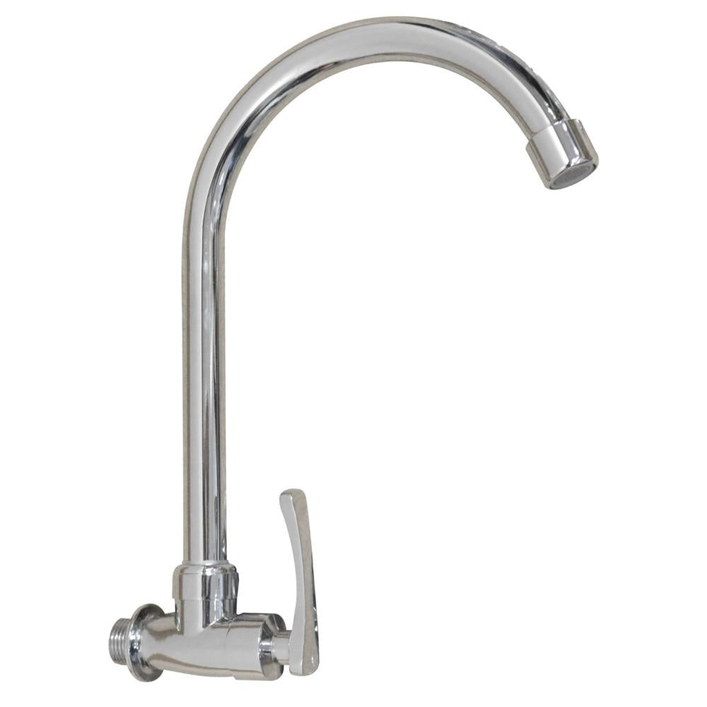 Llave Cuello Ganso Paleta Pared Uduke Inoxidable Ht60092