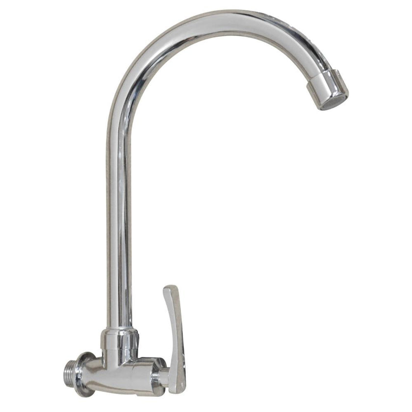 Llave Cuello Ganso Paleta Pared Uduke Inoxidable Ht60092