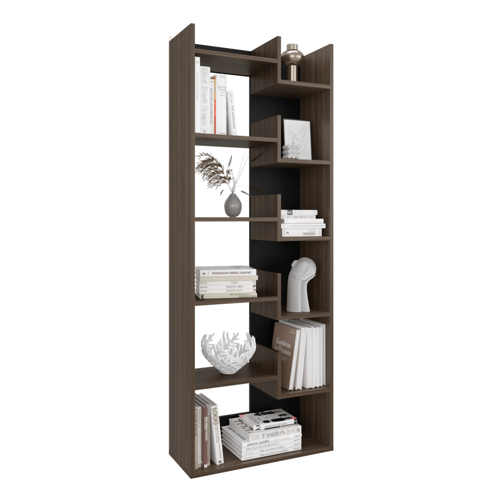 Biblioteca Clover 162X60X25 Rta Milan Wengue